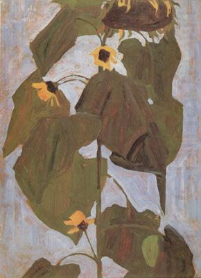 Egon Schiele Sunflower I(mk12) china oil painting image